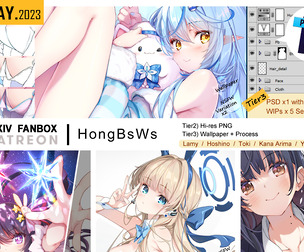 May 2023 illustration pack [Tier3/PSD]