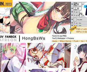 June 2023 illustration pack [Tier3/PSD]