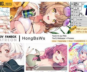 August 2023 illustration pack [Tier3/PSD]