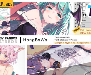 September 2023 illustration pack [Tier3/PSD]