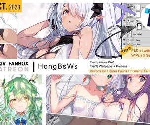 October 2023 illustration pack [Tier3/PSD]