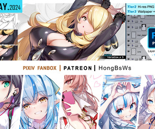 May 2024 illustration pack [Tier3/PSD]