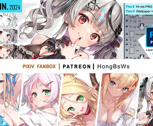 June 2024 illustration pack [Tier3/PSD]
