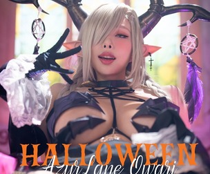 AzurLane Owari Halloween cosplay HaneAme