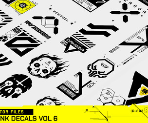 Cyberpunk Decals VOL 6