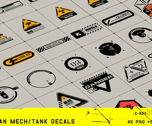 Utilitarian Mech/Tank Decals