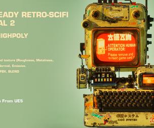 Game ready Retro Scifi Terminal