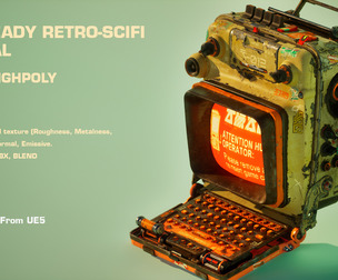Game ready Retro Scifi Terminal
