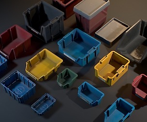 Plastic Crate Set
