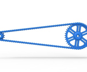 Chain drive Version 1 Scale 1:25