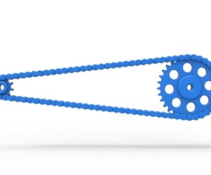 Chain drive Version 2 Scale 1:25