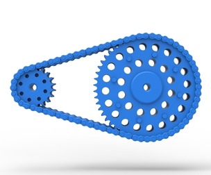 Chain drive Version 3 Scale 1:25