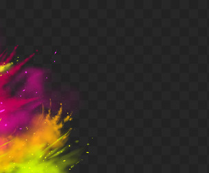 Vibrant Holi Color Powder Explosion, EPS Vector File
