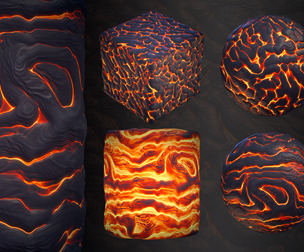 Lava bundle VOL 01 - Maps - Sbsar