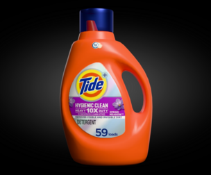Tide Hygienic Clean Heavy Duty 10X Liquid Laundry Detergent Spring Meadow Scent