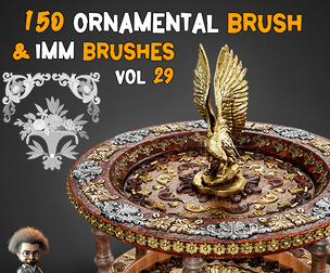 150 Ornamental Brush and Imm Brushes - Vol 29