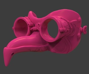 Royal Steampunk Penguin Mask