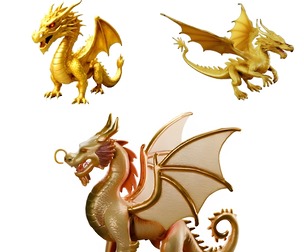 Golden Guardian Dragon