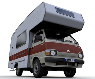 Bischofberger Toyota Hiace Campingbus 1980