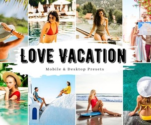 10 Love Vacation Lightroom Presets