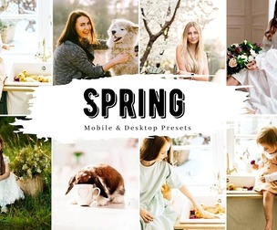 10 Bright Spring Lightroom Presets