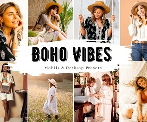 10 Boho Vibes Lightroom Presets