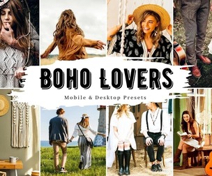 10 Boho Lovers Lightroom Presets
