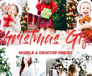 10 Christmas Gifts Lightroom Presets