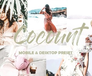 10 Bright Cocount Lightroom Presets