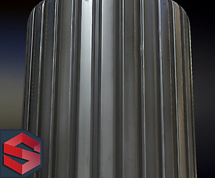 Warehouse Metal Wall - PBR Texture