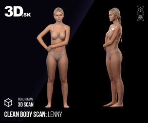 Clean Body Scan | 3D Model Lenny Underwear