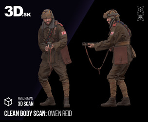 Clean Body Scan | 3D Model Army Eastasia Artillery