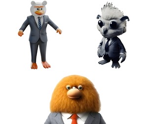 Business Buddies - Professional Animal Character Set
