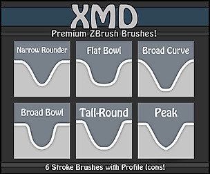 Premium ZBrush Stroke Set 03