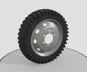 Wheel with disk