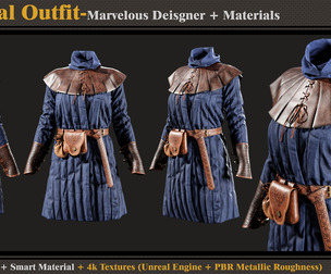 Medieval Outfit-Models+Materials