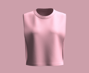 Girls-Sleeveless Crop Tops | Marvelous | Blender