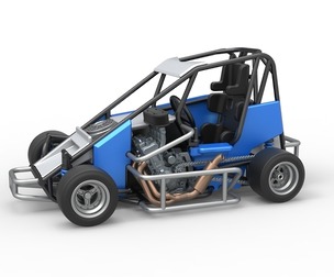 Pavement 600 Micro sprint car Scale 1:25