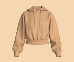 Girls Cropped Hoodie | Marvelous | Blender