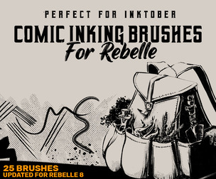 Roxy's Comic Inking Brushes 3.0 for Rebelle