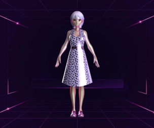 Girls Long Fashion Dress | Marvelous | Blender