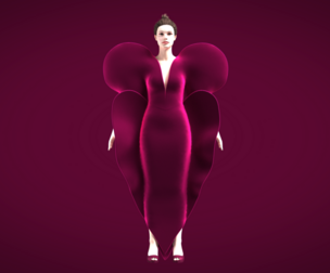 One Love Heart Dress | Marvelous | Blender