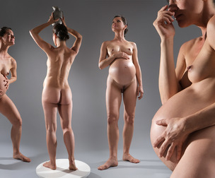 A Pregnancy - Reference Photo Package For Artists 478 JPEGs noAI