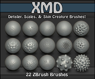 ZBrush Creature Brush Set 1