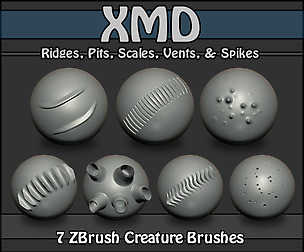 ZBrush Creature Brush Set 2