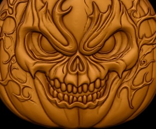 Mysterious Halloween Pumpkin 3D print model
