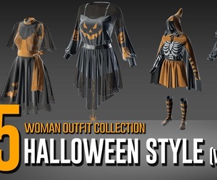 15 Woman's Halloween Style Wear Collection- VOL 22