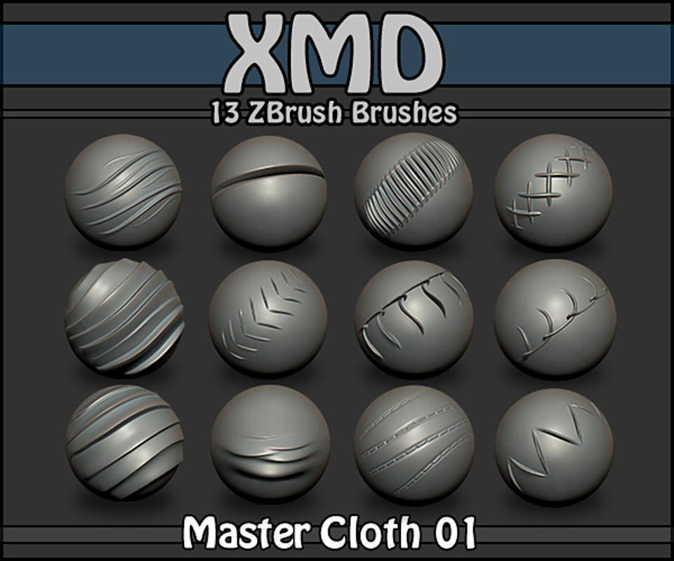 ZBrush Brushes Master Cloth 01