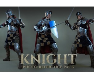 Knight Vol.1 - Reference Photo Pack for artists 320+ JPEGs noAI