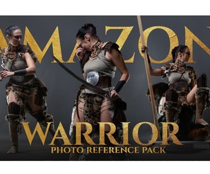 Amazon Warrior vol.2 - Reference photo pack for artists 700+ JPEGs noAI